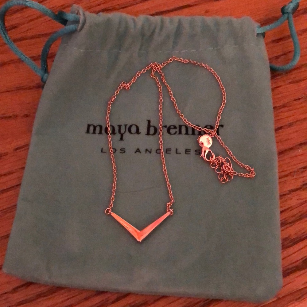 Rose gold necklace